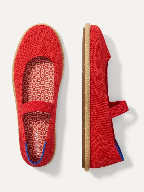 Rothy's Shoes - Rothy's The Cruiser Mary Jane - Poppy Raffia-Knit Size 8.5